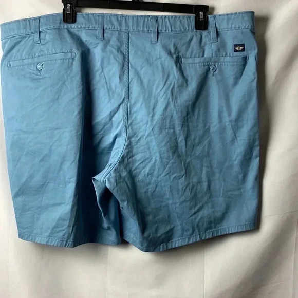 DOCKERS FLEX COMFORT SHORTS BIG MENS SIZE 50 STEEL BLUE COLOR EUC CLEAN - Picture 9 of 13